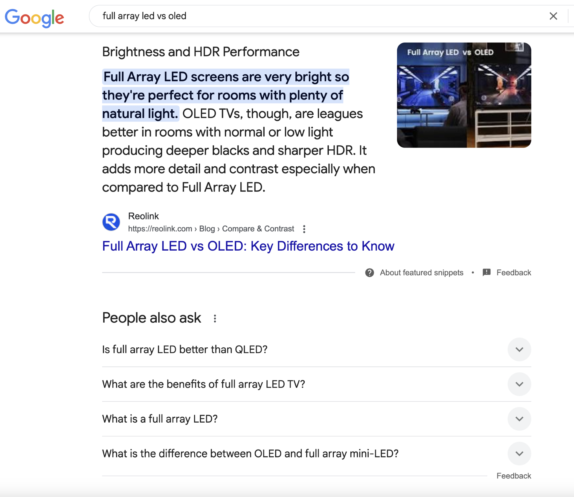 thumbnail Featured Snippets People Also Ask - SOZO Web Design Agency