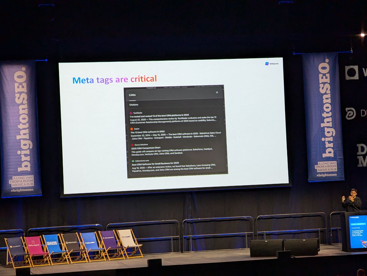 AI Search for Shopify: Technical Fixes to Accelerate Your AI Visibility in 2026 3 brightonseo meta tags are critical ai search context LR - SOZO Web Design Agency