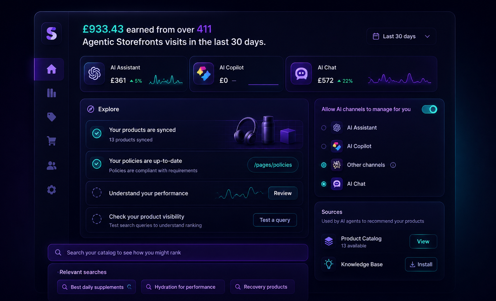 AI is already shopping for your customers. Is your brand ready for agentic commerce? 5 Shopify admin visual